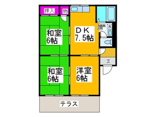 メゾンプリオールの物件間取画像